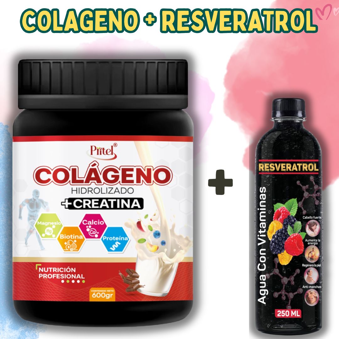 COLAGEN ROJO + AGUA RESVERATROL
